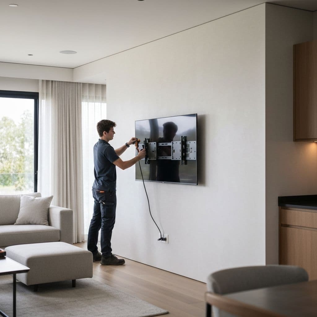 TV Wall Mount Installation Perth | TV Installer & Cable Concealment